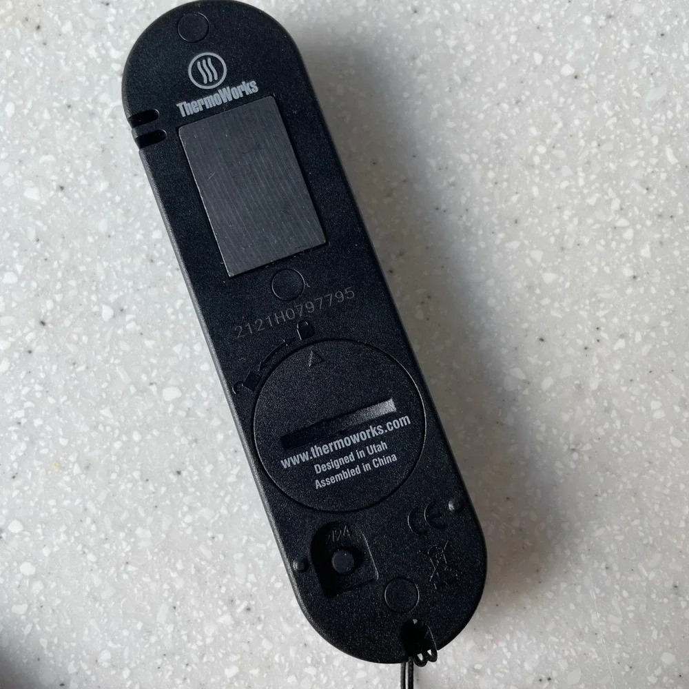 ThermoWorks TimeStick Digital Kitchen Timer Magnetic Lanyard Black TX-4100